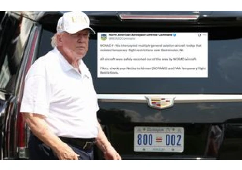 Incydent nad polem golfowym Trumpa. Użyto F-16