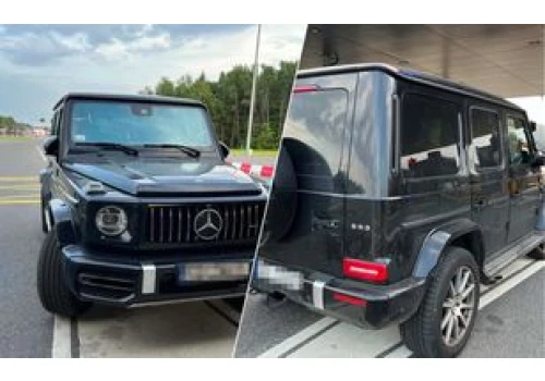 Poszukiwany ENA 43-latek zatrzymany w Miednikach. Jechał luksusowym Mercedesem