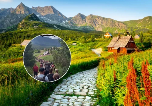 Taki widok zastali w Tatrach w weekend. Kolejka jak za promocjami