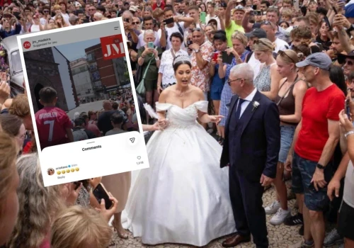 Mieli zobaczyć ślub Ronaldo, zobaczyli inną parę. Piłkarz miał najlepszą reakcję na zamieszanie