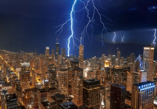 Gwałtowny front burzowy znowu dotarł do Chicago