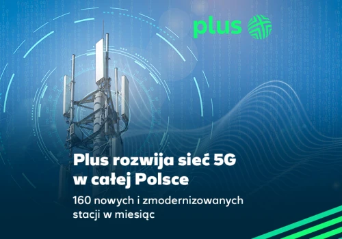 5G dociera coraz dalej od metropolii. Na liście Plusa dziesiątki nowych lokalizacji