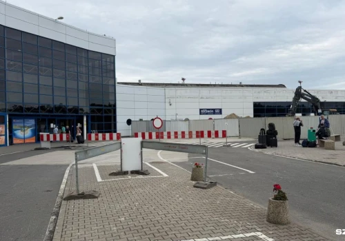 Terminal lotniczy w Goleniowie z poślizgiem