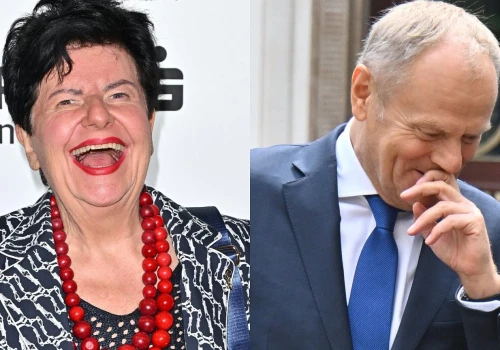 Senyszyn aż się ożywiła po wizycie Tuska na planie 