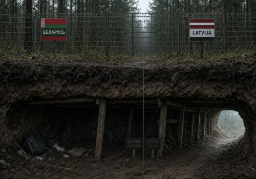 Podziemny tunel na Litwie. Tak migranci przedostali się z Białorusi