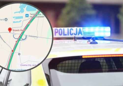 Karambol na ekspresowej S8. Olej na trasie, są utrudnienia