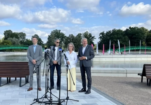 Kanał regatowy w TAURON Parku Śląskim odzyskuje blask. Jest nowa scena i plany kolejnych zmian