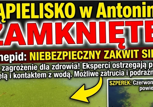 PILNE: Sanepid zamknął kąpielisko „Szperek” w Antoninie! Jest oficjalny zakaz kąpieli