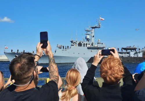 Parada morska w Gdyni. Próba przyciągnęła tłumy