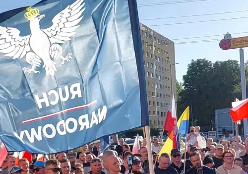 Narodowcy protestowali przeciwko rozbudowie muzułmańskiego centrum. Nie zdradzili, jak chcą zablokować inwestycję