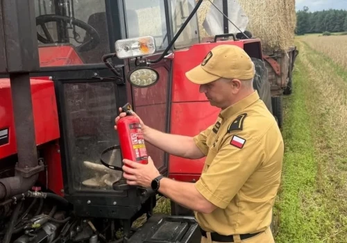 Nie tylko gaszą pożary. Strażacy sprawdzali bezpieczeństwo w powiecie złotowskim