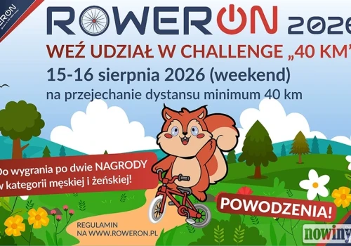 RowerON 2026: Już w ten weekend Challenge „40 km”. Wykręć minimum 40 km na rowerze i zgarnij super nagrody!
