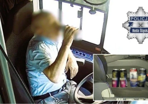 Browar za browarem za kierownicą autobusu miejskiego. Reakcja świadka zapobiegła tragedii