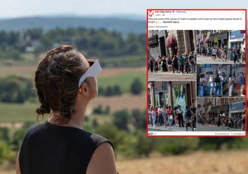 Spektakularne zaćmienie Słońca w Europie. Ludzie stoją w ogromnych kolejkach