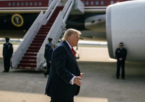 Potajemny lot Donalda Trumpa