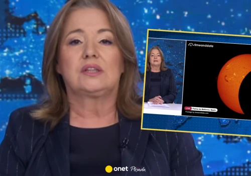 Wpadka Danuty Holeckiej w TV Republika. Poszło o zaćmienie Słońca
