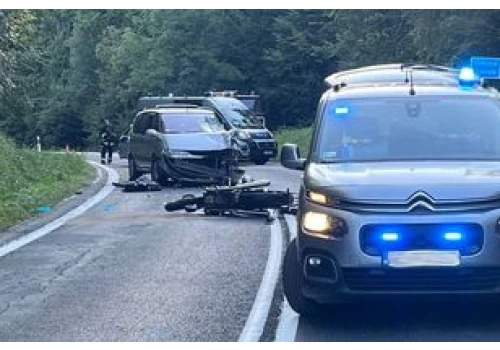 Wujskie: Śmiertelny wypadek na łuku drogi. Nie żyje motocyklista