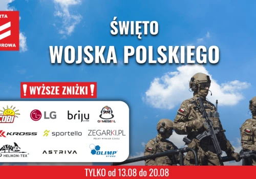 Święto Wojska Polskiego z Kartą Mundurową. Rabaty do 30%