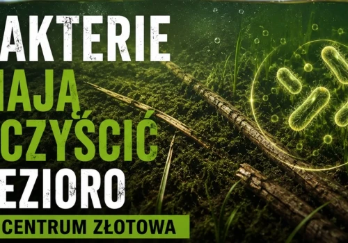 Bakterie mają oczyścić jezioro w centrum Złotowa