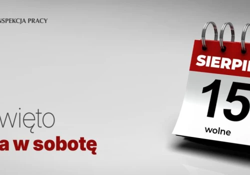 15 sierpnia w sobotę. PIP wyjaśnia, kto dostanie dodatkowe wolne, a kto nie