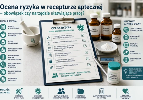 Ocena ryzyka w recepturze aptecznej – obowiązek czy narzędzie ułatwiające pracę?