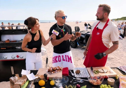 Skolim nad polskim morzem. Był grill, latino i przejażdżka quadem