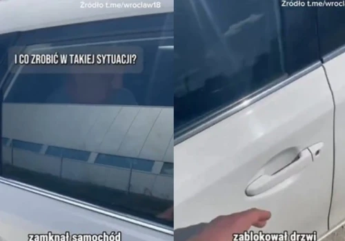 Absurdalne nagranie z Wrocławia. Taksówkarz pokłócił się z pasażerem i chciał go wysadzić. Popełnił jednak błąd