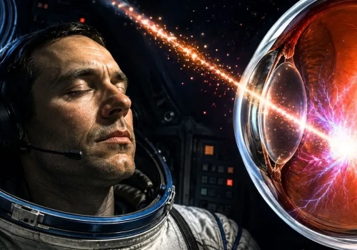 Astronauci widzą błyski po zamknięciu oczu. Wreszcie wiemy dlaczego