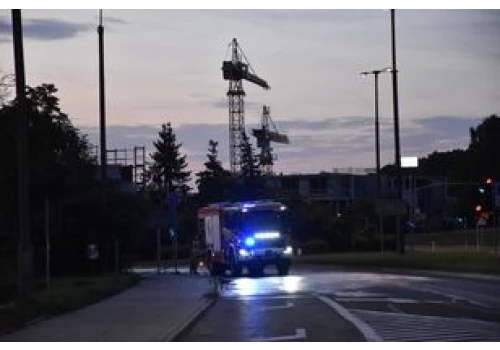 Malbork: Z ciężarówki wysypał się 