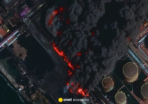 Ukraina zaatakowała największy rosyjski port na Bałtyku. Wybuchł pożar. 