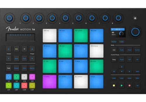 Fender Motion 16 i Motion 32 – nowe kontrolery MIDI do studia i na scenę