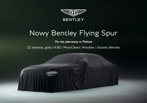 Bentley Flying Spur po raz pierwszy w Polsce. 680 KM, hybryda V8 i premiera dla wszystkich na MotoClassic