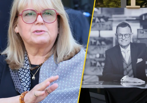 Pogrzeb Andrzeja Morozowskiego. Małgorzata Łaszcz pożegnała przyjaciela