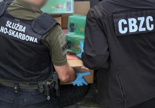 Milionowe straty budżetu państwa zablokowane. Służby przejęły tysiące e-papierosów i gotówkę