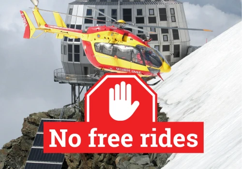 32 alpinistów zignorowało ostrzeżenia na Mont Blanc. Odmówiono im bezpłatnego lotu śmigłowcem