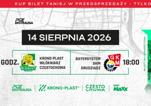 Krono-Plast Włókniarz Częstochowa podejmie Bayersystem GKM Grudziądz