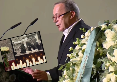 Tłumy żegnały Andrzeja Morozowskiego. Po słowach Sianeckiego trudno było powstrzymać łzy. „Jędrku, kocham cię”