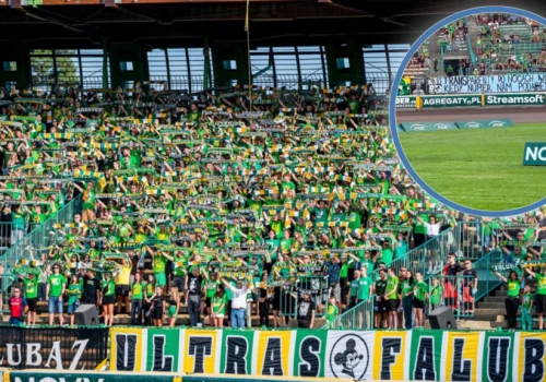 Żużel. Falubaz odpowiada na baner Stali! Proszą o… numer! (FOTO)