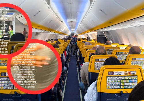 W samolocie Ryanaira było jak w saunie. Pasażerowie mdleli i wymiotowali