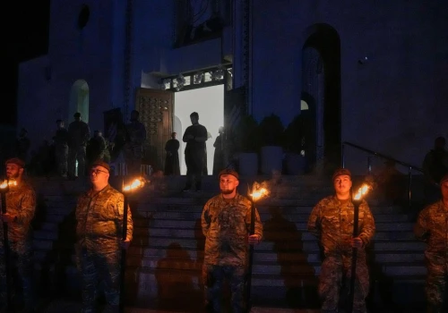 Ekshumacja przywódcy OUN. Uroczystości i nabożeństwo w Kijowie