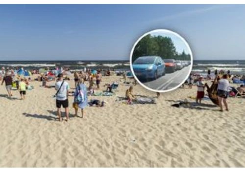 Paraliż na drodze nad Bałtyk. Mamy nagranie. 