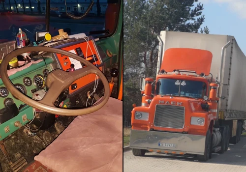 Mack R600 z 1974 roku wciąż jeździ z Iranu do Polski – klasyk z długą historią