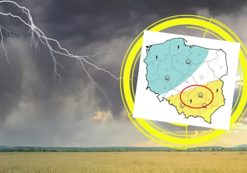 Odwrót upałów. Świętokrzyskie w strefie burz