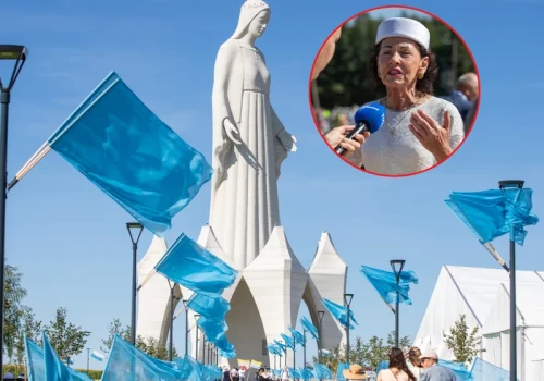 Gigantyczny pomnik Matki Boskiej odsłonięty. „Mój mąż nie powinien żyć”
