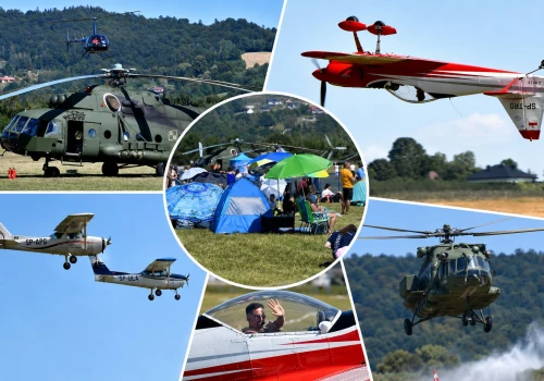 Łososina Airshow 2026 wystartowało! Tłumy podziwiały podniebne akrobacje. Przed nami nocne show i Francesco Napoli