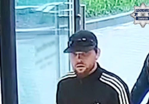 Kradzież ubrań w Zawierciu. Policja publikuje wizerunek sprawcy i prosi o pomoc