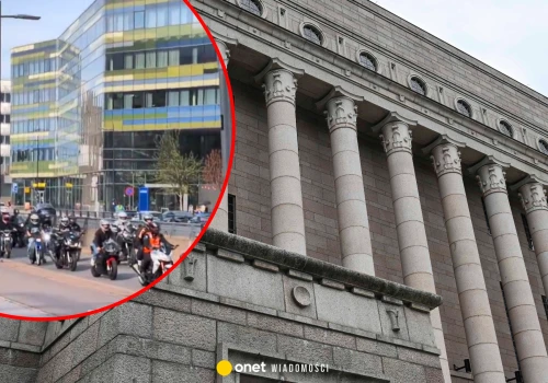 Setki motocykli zajechało przed fiński parlament. Protest wobec brutalności policji