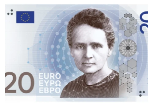 Europejski Bank Centralny pyta opinię publiczną, co umieścić na banknotach euro, wśród kandydatów Skłodowska-Curie
