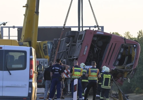 Polski autokar spadł do rowu na Węgrzech. Podróżni wracali z pielgrzymki