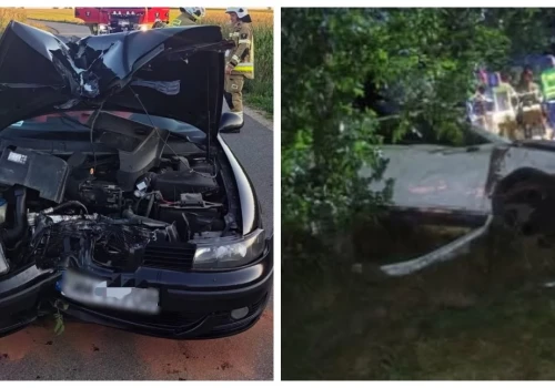 Niespokojny wieczór na drogach powiatu. Nietrzeźwy kierowca i trzy osoby w szpitalach
